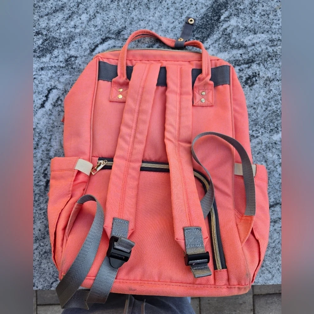Land Mommy Baby Bag Pink/peach Backpack